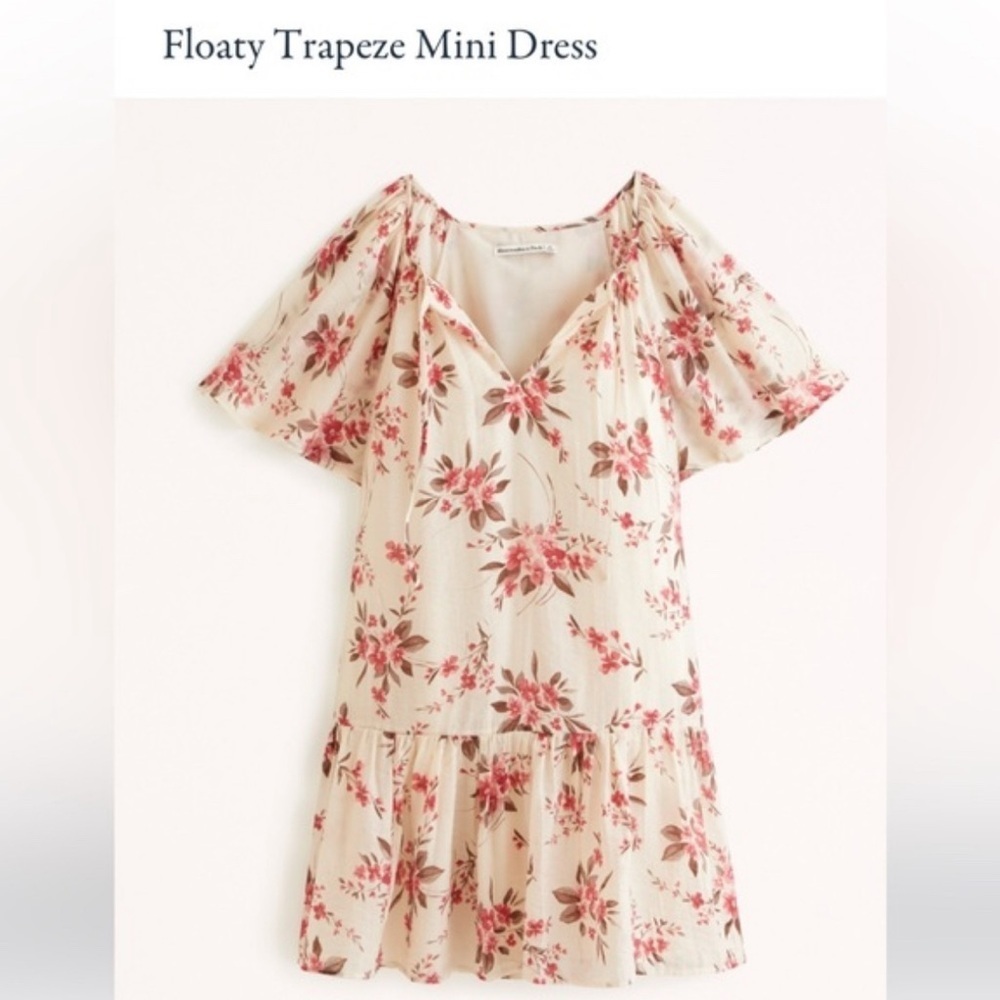 Abercrombie & Fitch Women's Floaty Trapeze Mini Dress NWT